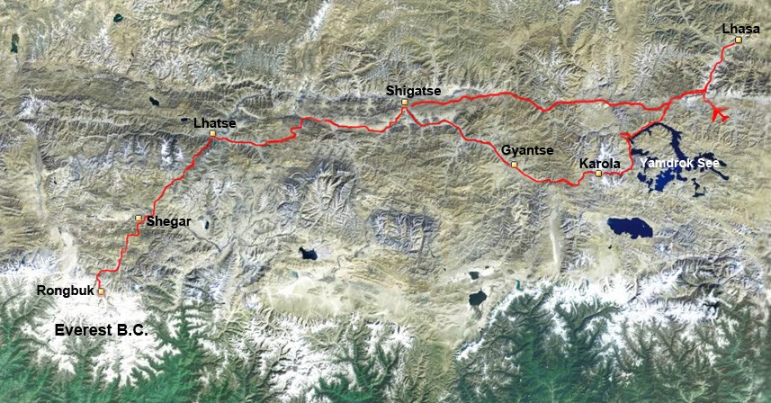 Viaggio Avventura del Tibet all'Everest
